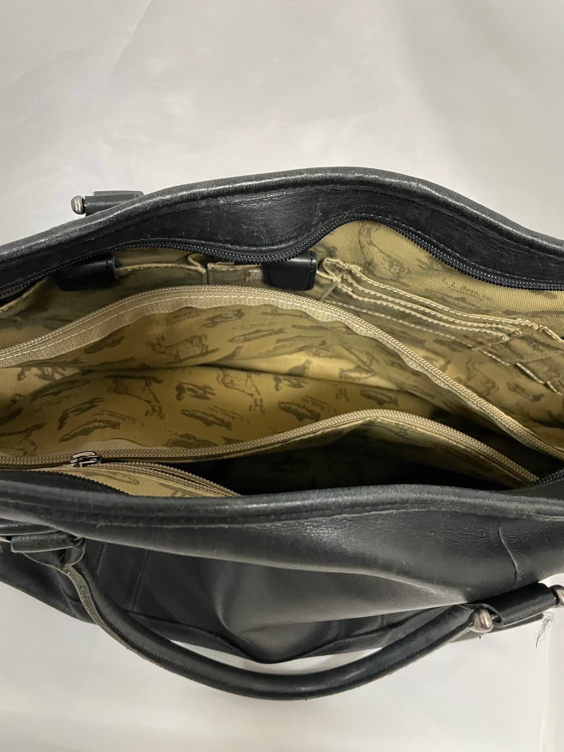 [D.O Archives] 90s 엘엘빈 토트백 라지 - 블랙 레더 상품이미지7