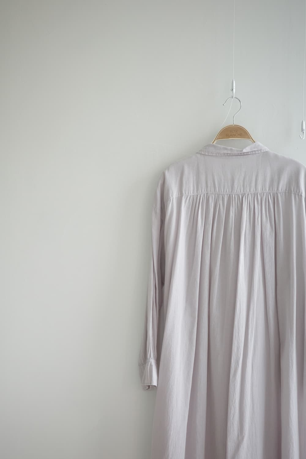 studio CLIP
• 연한 보라그레이 아사코튼 셔츠 롱원피스 상품이미지7