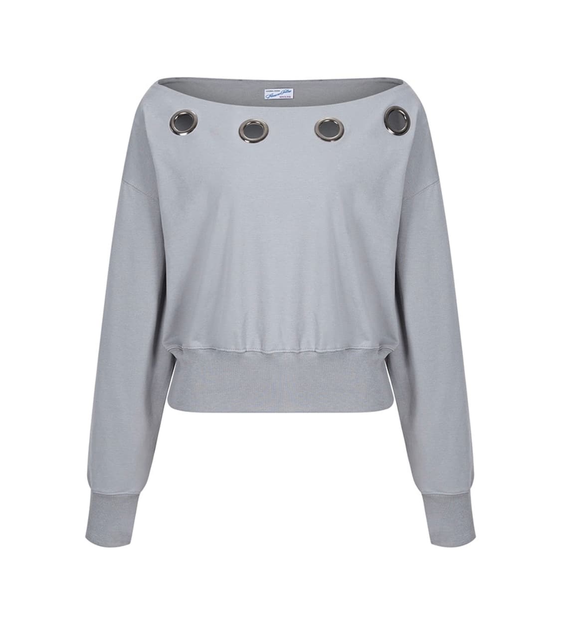 Kealy Eyelet Off-Shoulder Long Sleeve 탑 상품이미지1