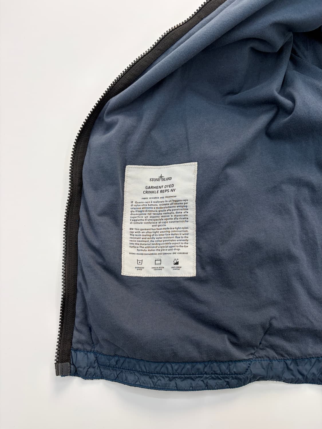 Stone Island 크링클랩스 NY 후드 자켓 상품이미지8