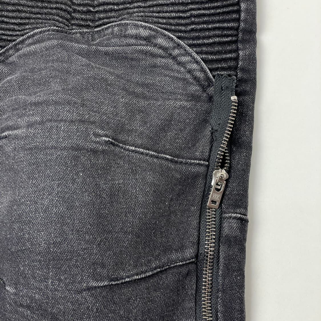 [택포] 블랙비자칼 바이크 라이딩 데님 팬츠 상품이미지5