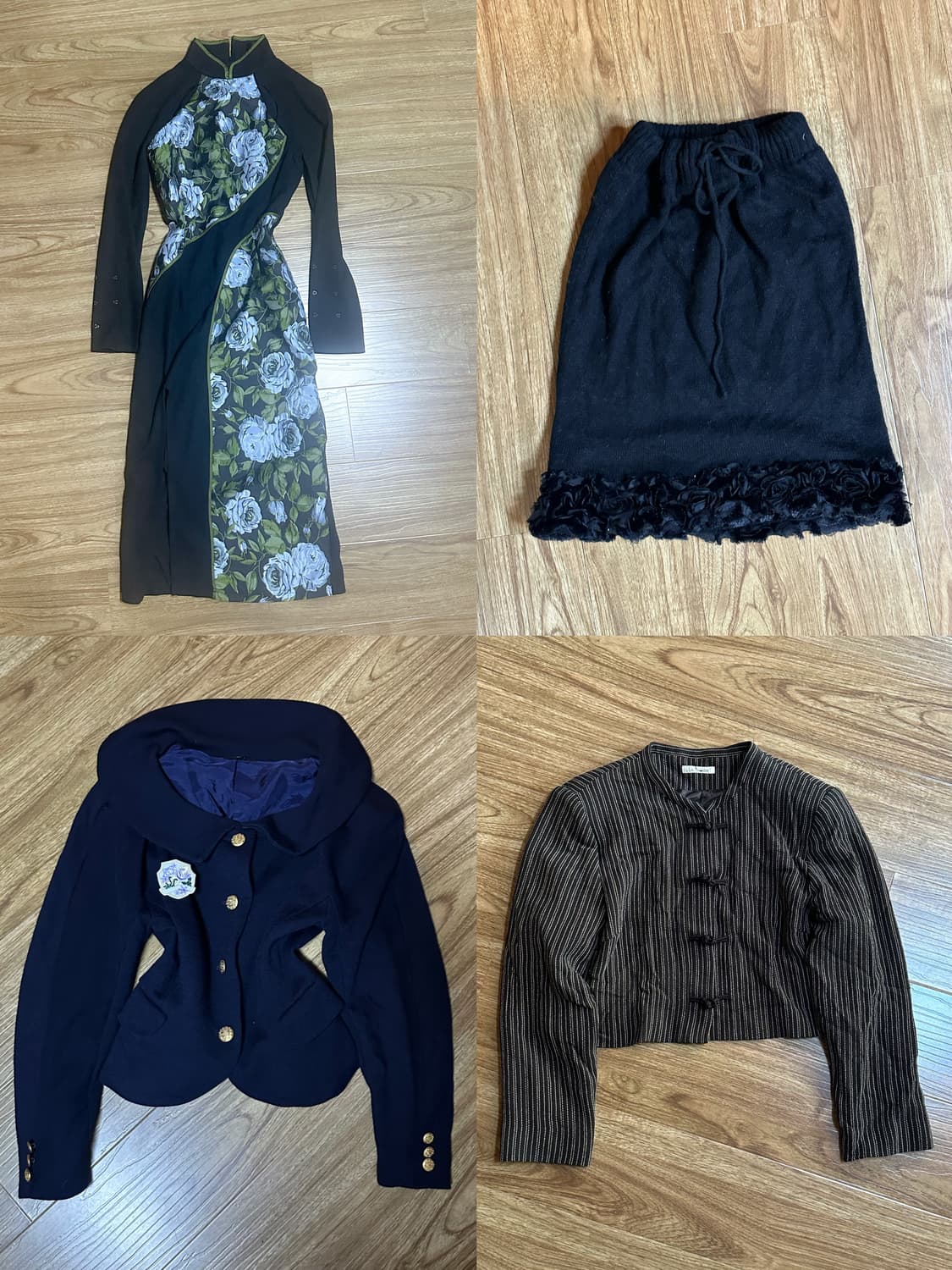 빈티지 상하이 원피스 세트 히메갸루 로걀 라떼 오리엔탈 공겜여주 달천 상품이미지1