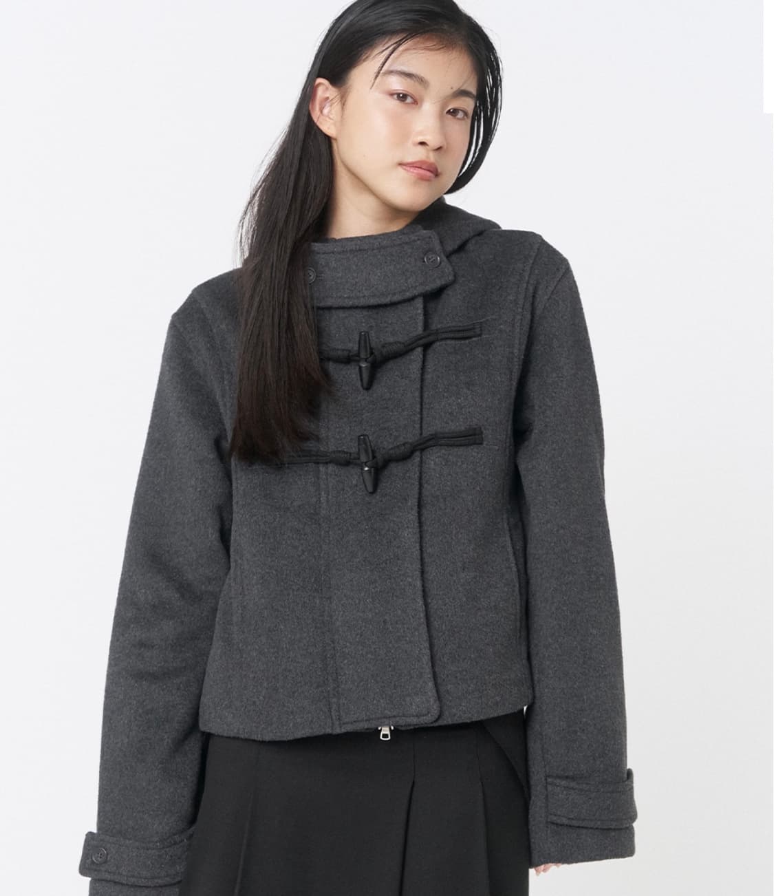 미세키서울  hoodie short coat CHARCOAL 상품이미지1