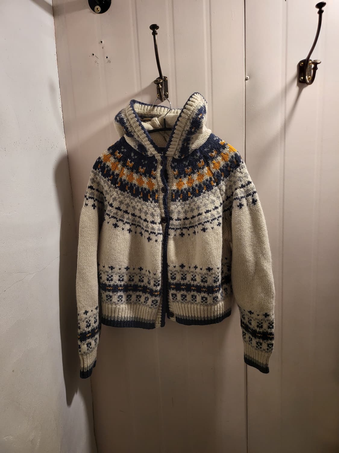 [FREE]URAGO 유라고 노르딕 후드 가디건 상품이미지2