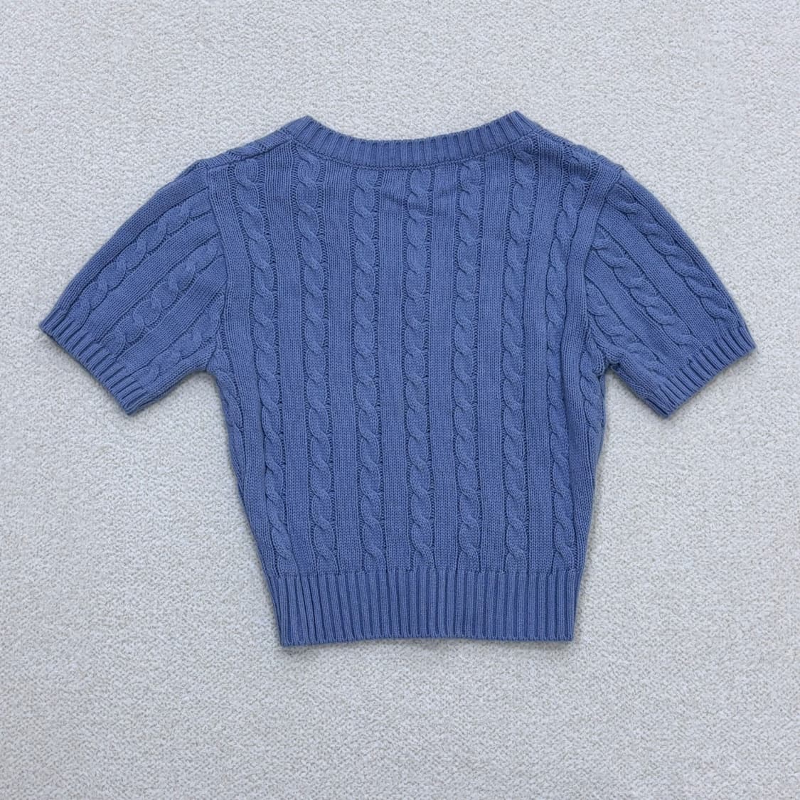 실측확인 앤 여성 크롭 케이블 니트 0313E 상품이미지2