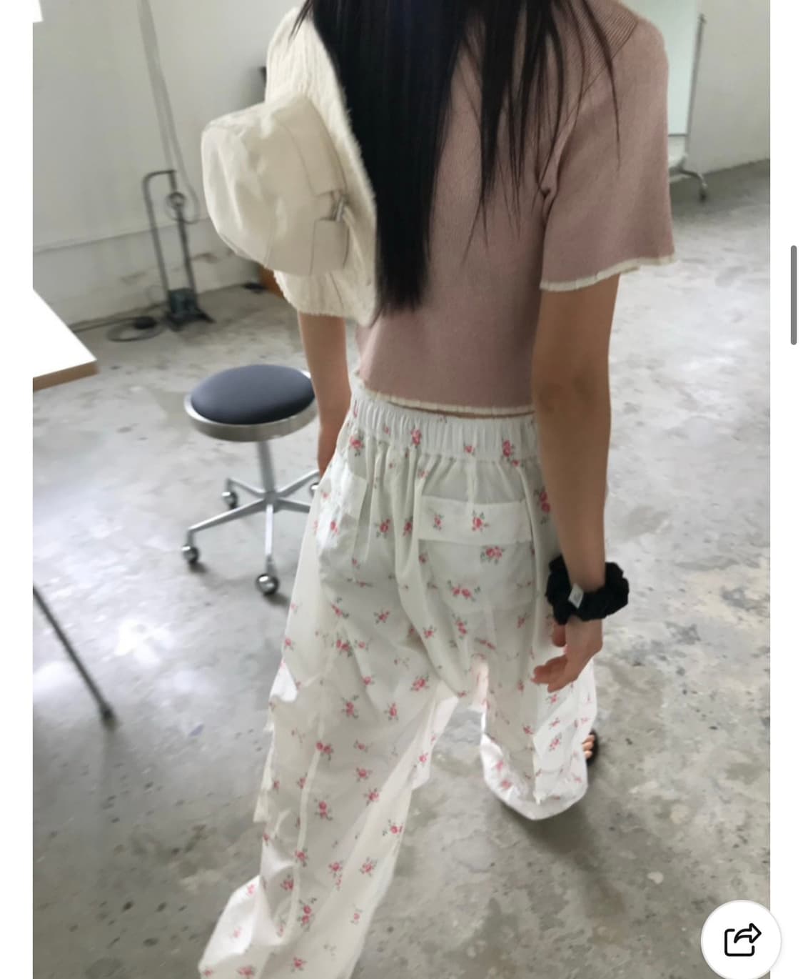 위아 플라워 카고 팬츠 상품이미지2