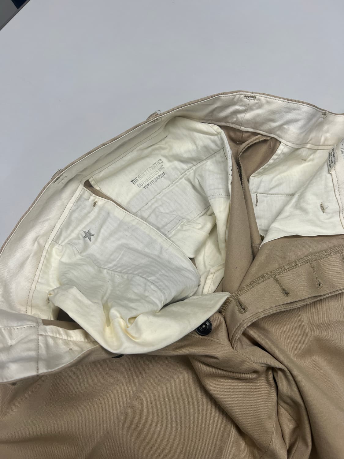 와코마리아 팀로스 헤비 치노팬츠 L 상품이미지6