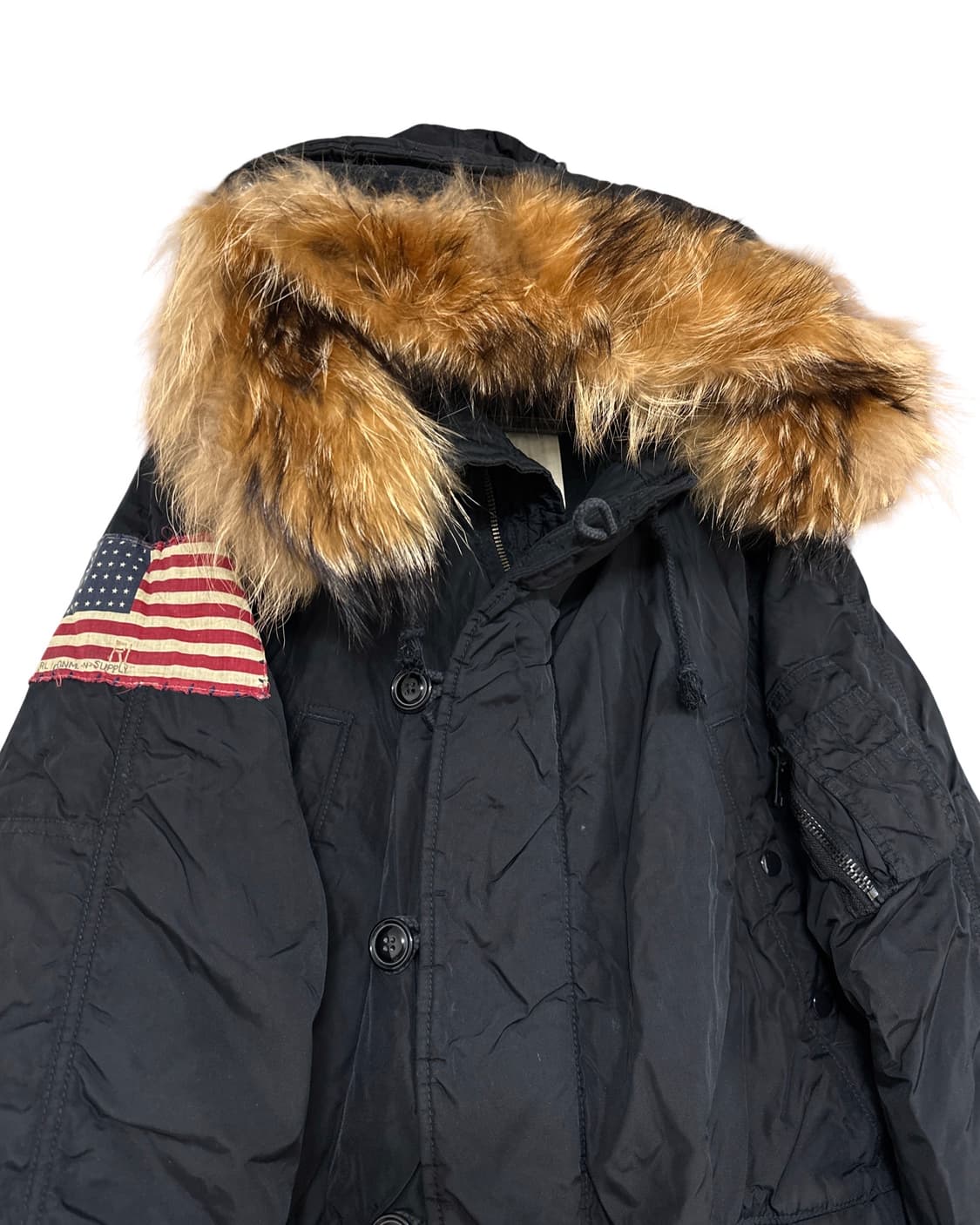 데님앤서플라이 성조기 야상 패딩 점퍼 상품이미지2