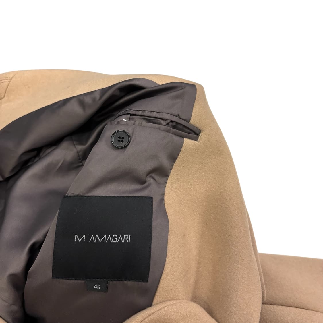 마마가리 울 캐시미어 롱 코트 상품이미지4