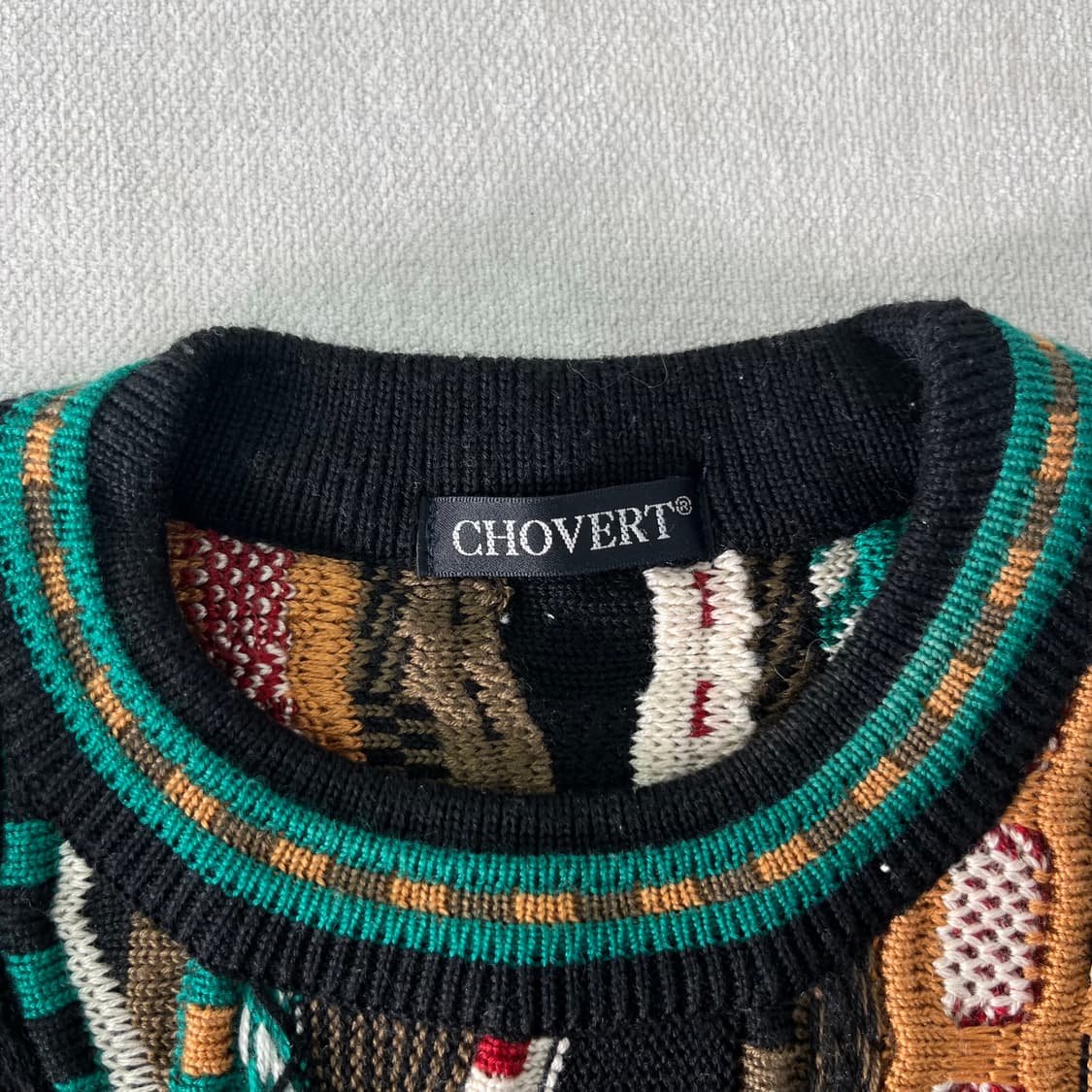 105 빈티지 쿠지맛 케이블 니트 상품이미지2