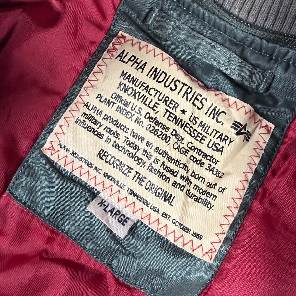 알파 인더스트리 Ma-1 항공 자켓 점퍼 마원자켓 상품이미지3