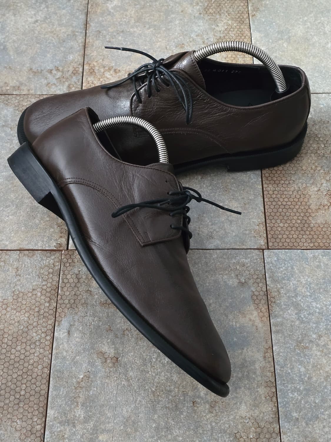 (275)로맨틱무브 세미 스퀘어토 브라운 더비 슈즈 상품이미지7