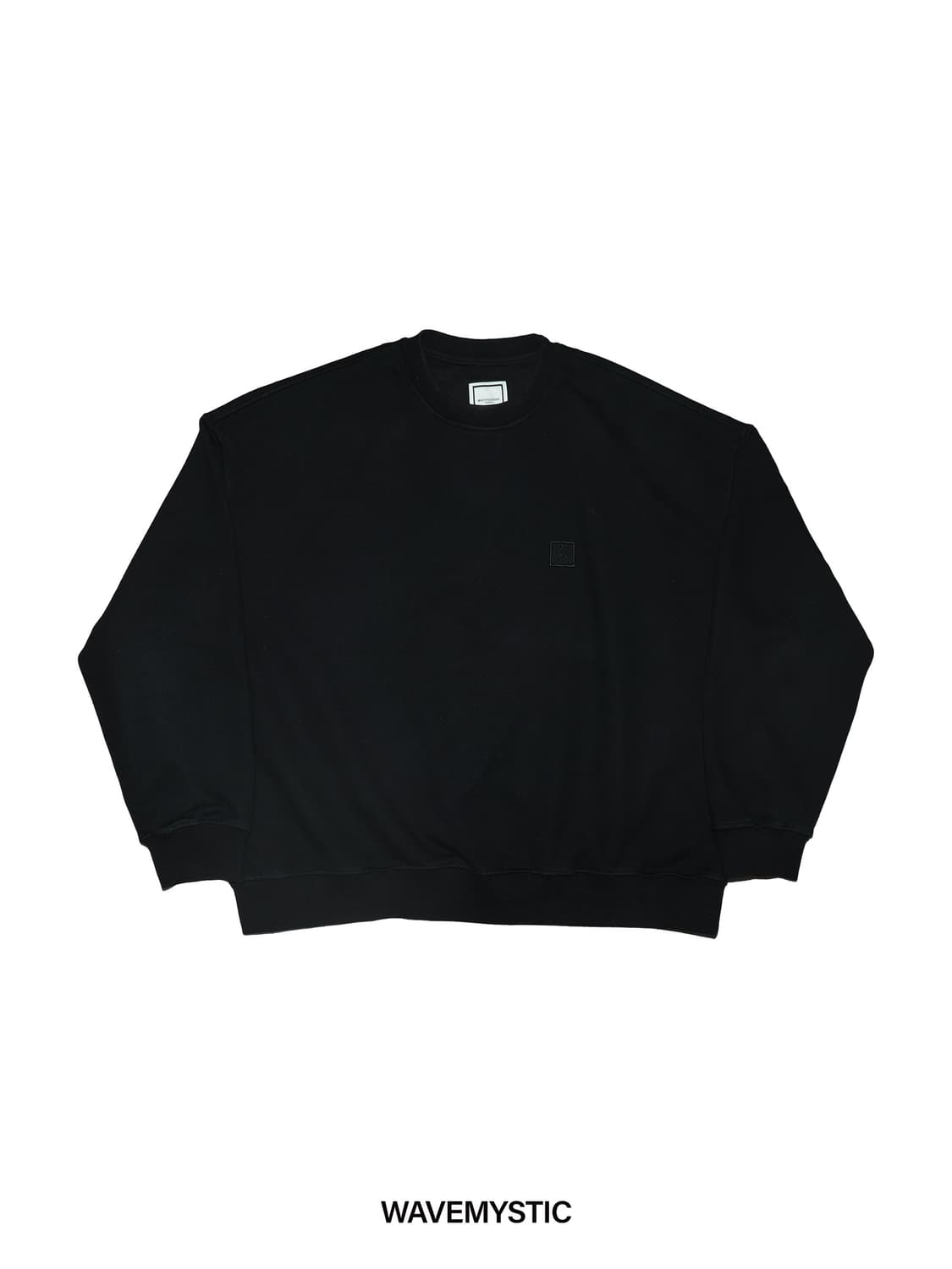 [정품]우영미 플라워 프린팅 블랙 맨투맨 상품이미지5