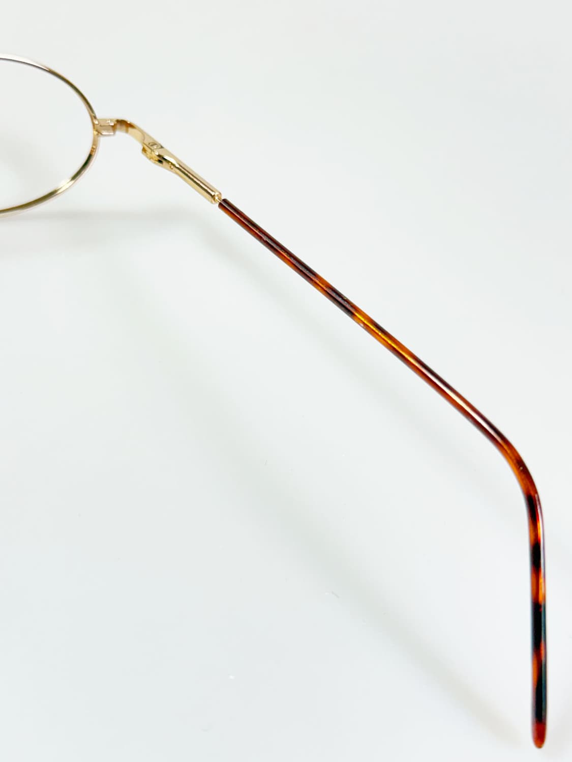 레드&골드 콤비 슬림 오벌 메탈 프레임 빈티지 안경 상품이미지6