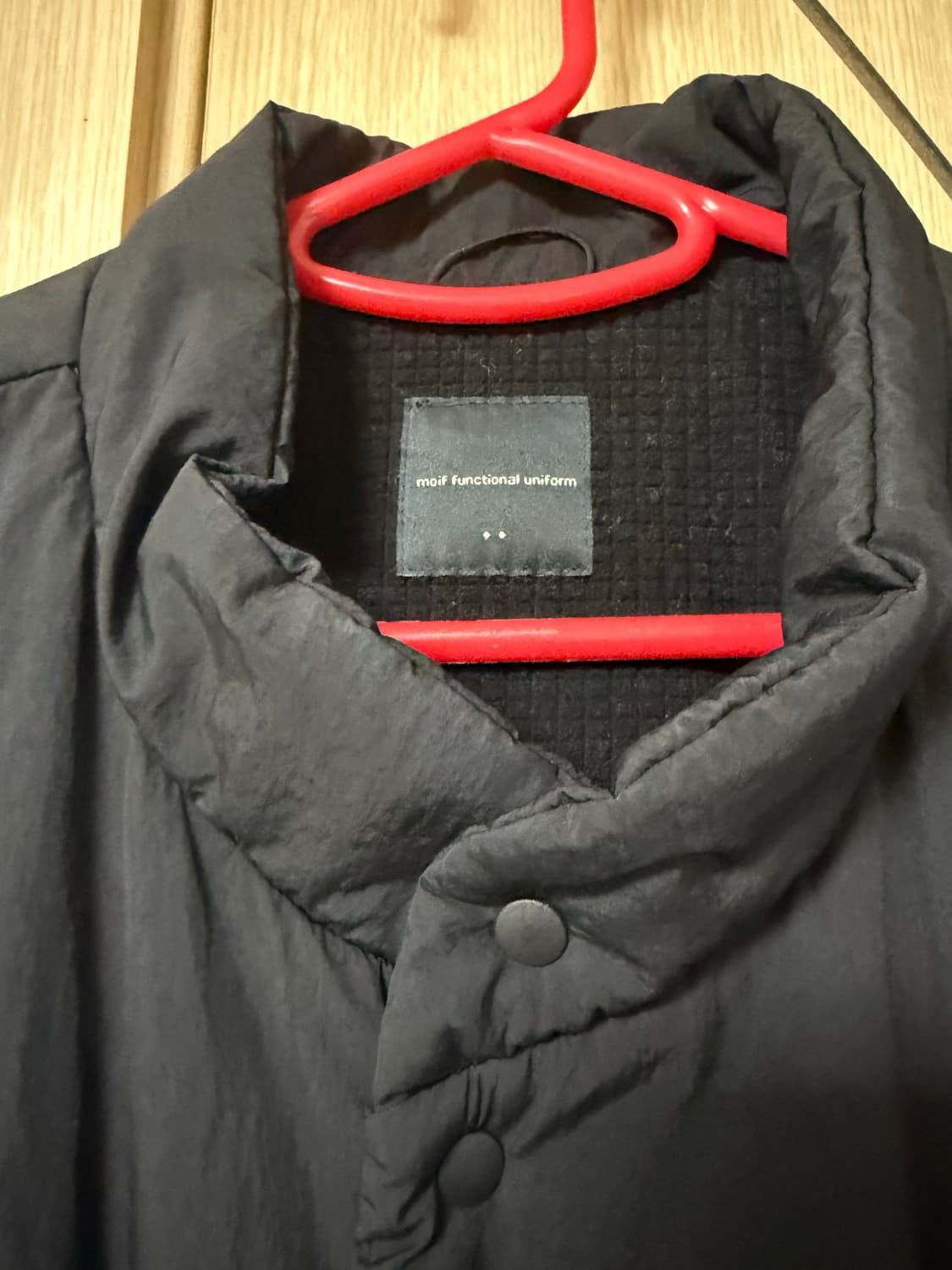 모이프 패딩 조끼 블랙 M 상품이미지4