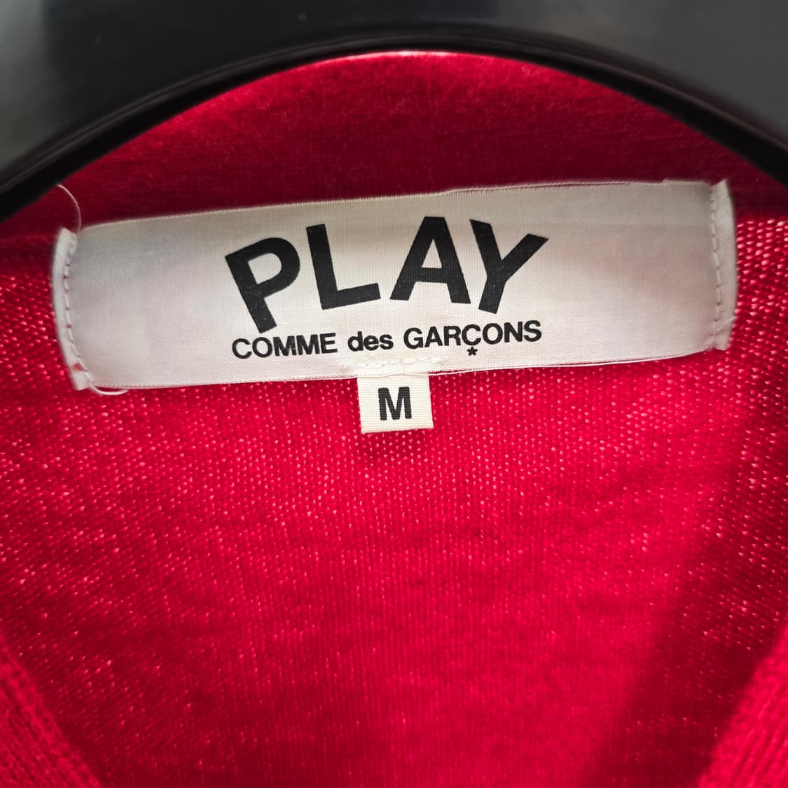 꼼데가르송 더블 와펜 가디건 m사이즈 95 판매 상품이미지3