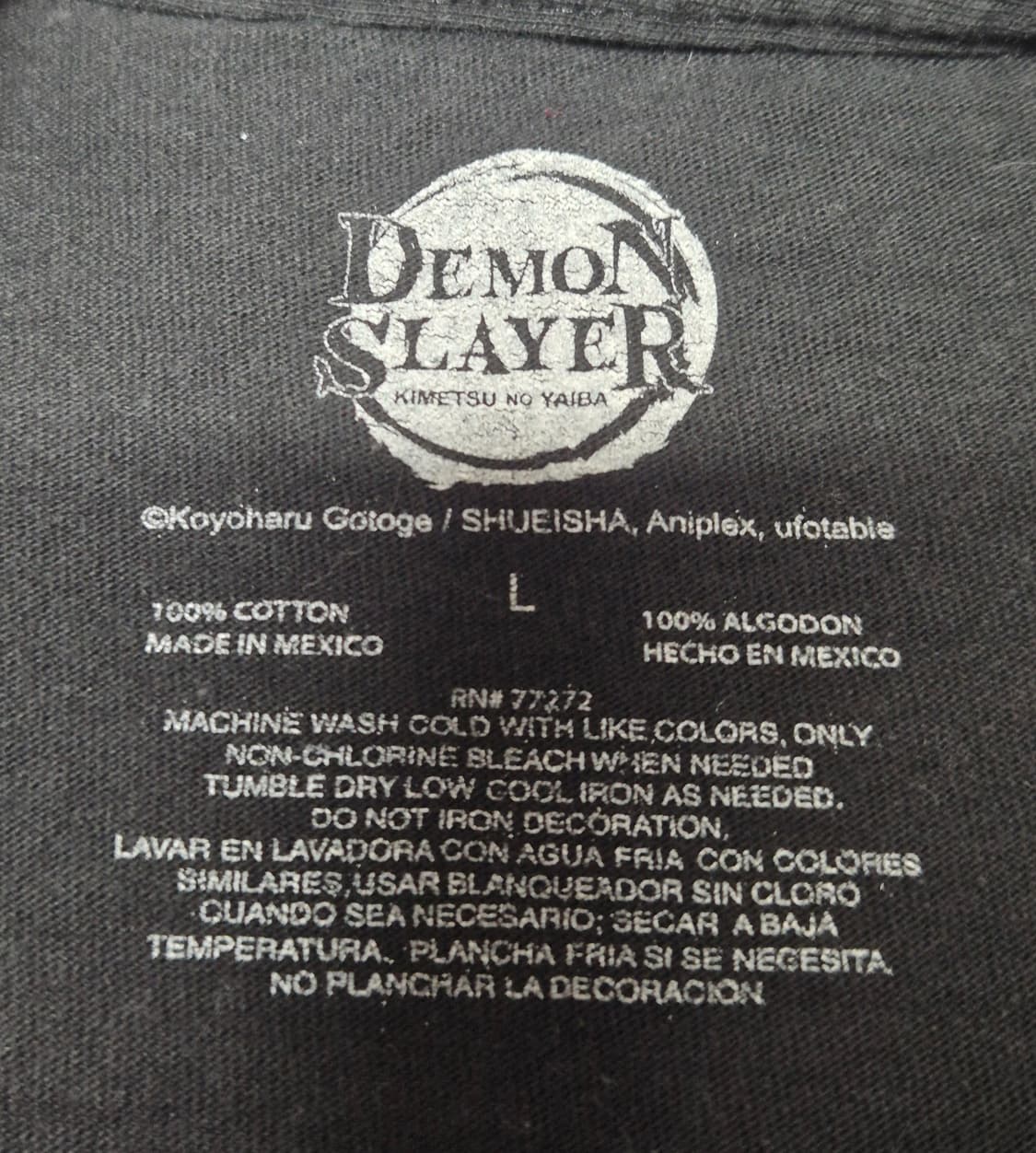 [L]귀멸의 칼날 오피셜 티셔츠  -226 상품이미지3