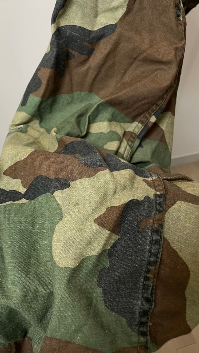 80s 알파인더스트리 우드랜드 카모플라쥬 m65 야상 상품이미지7