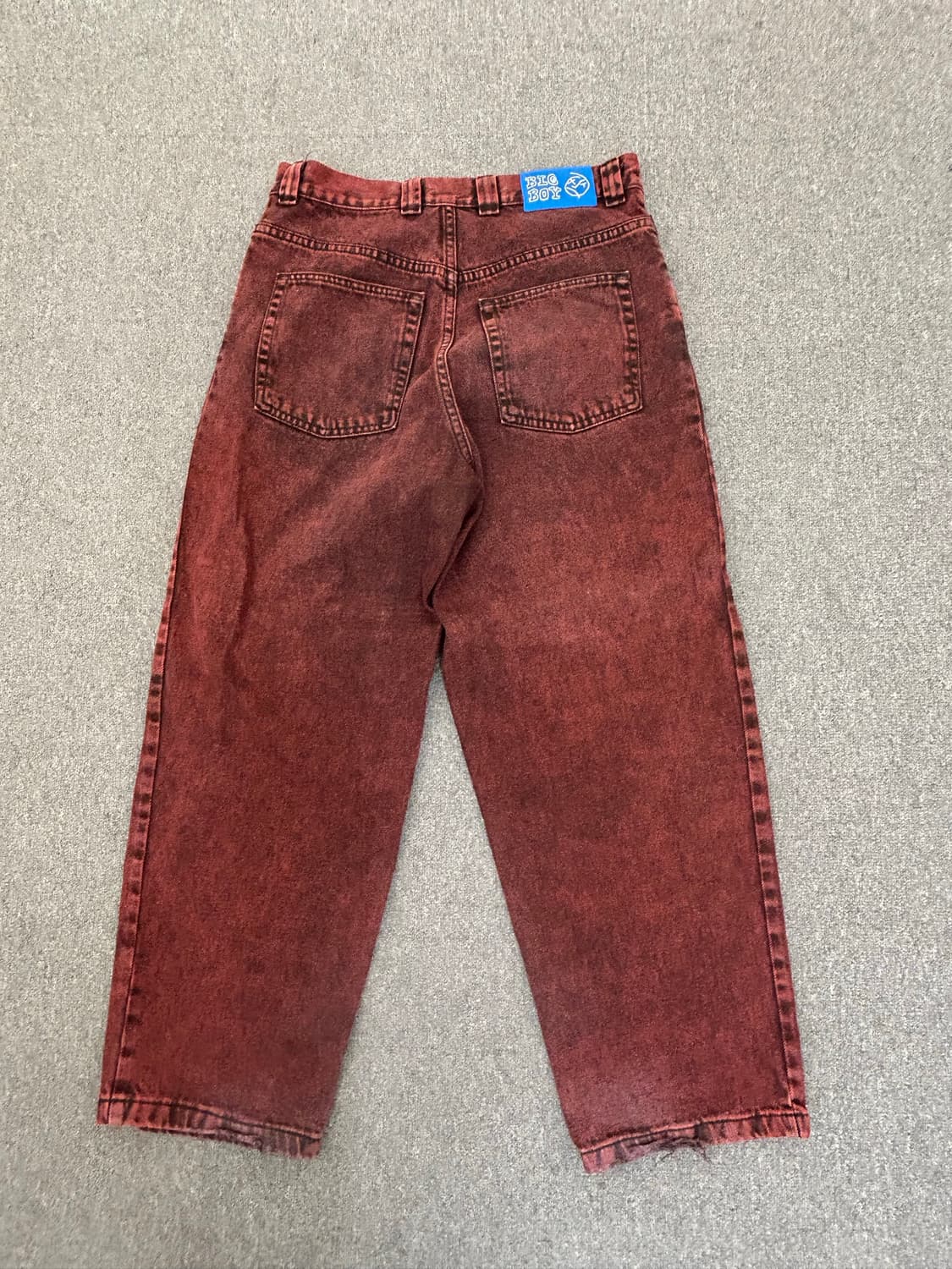 폴라 빅보이 BIG BOY PANTS - Red black (M) 상품이미지2