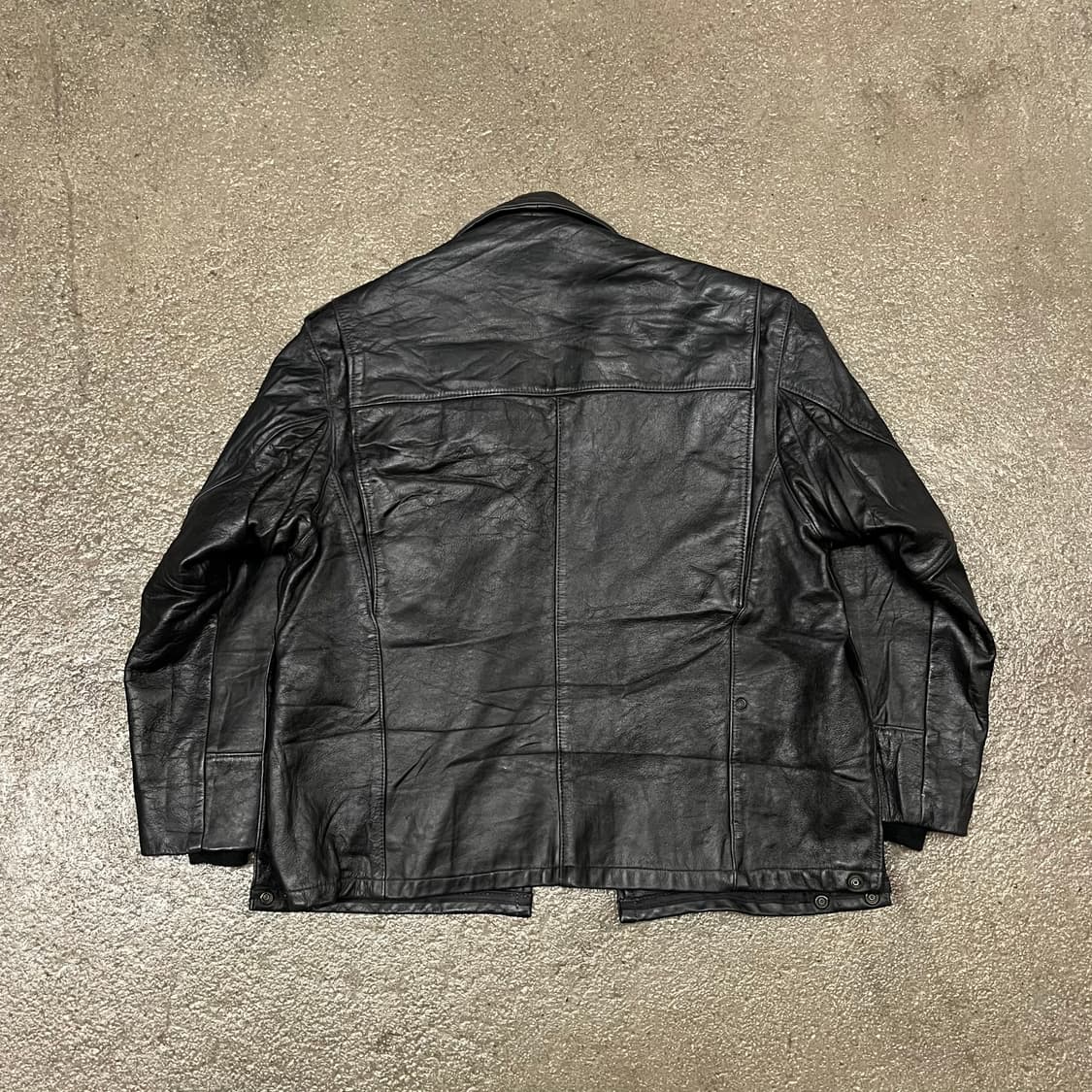80s 오리지날 폴리스맨 레더 자켓 (100) 상품이미지6