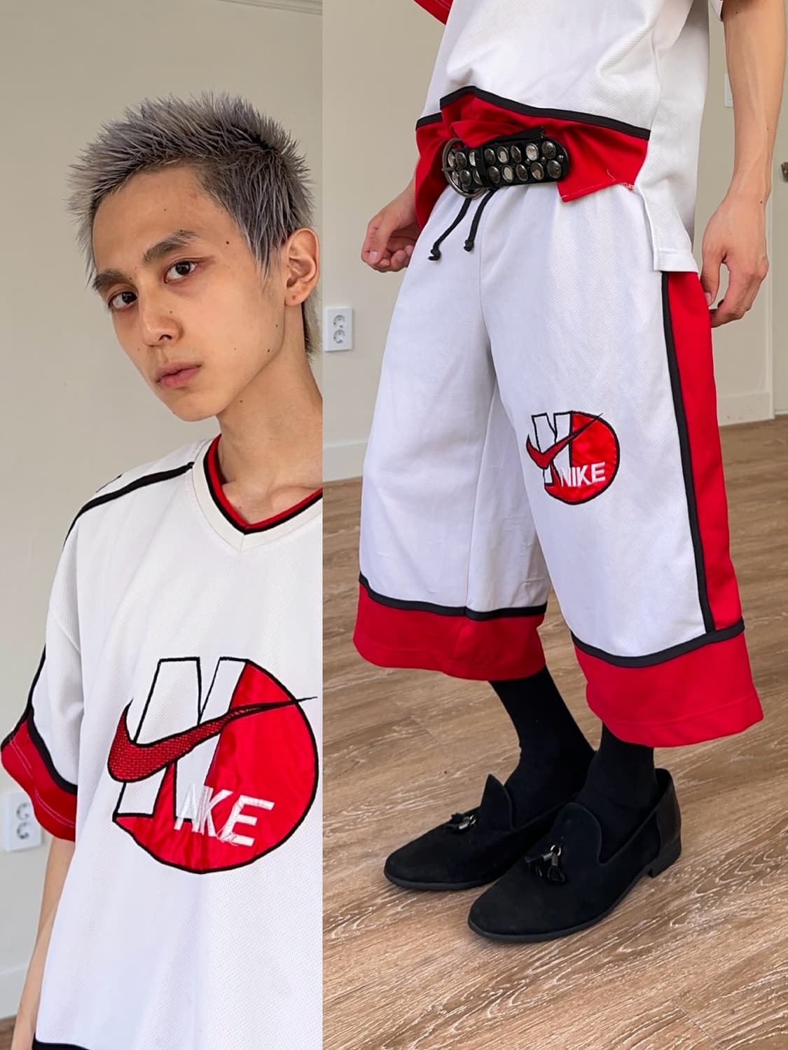 90’s Nike 하프 져지 셋업 상품이미지1