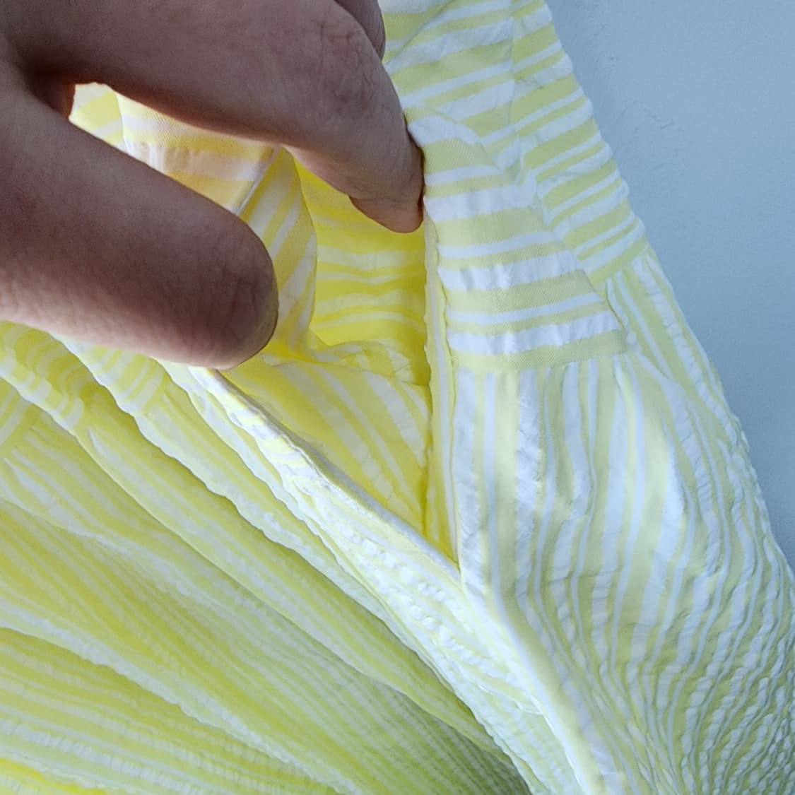 LEE LIN 옐로우 지지미 롱 원피스 상품이미지7