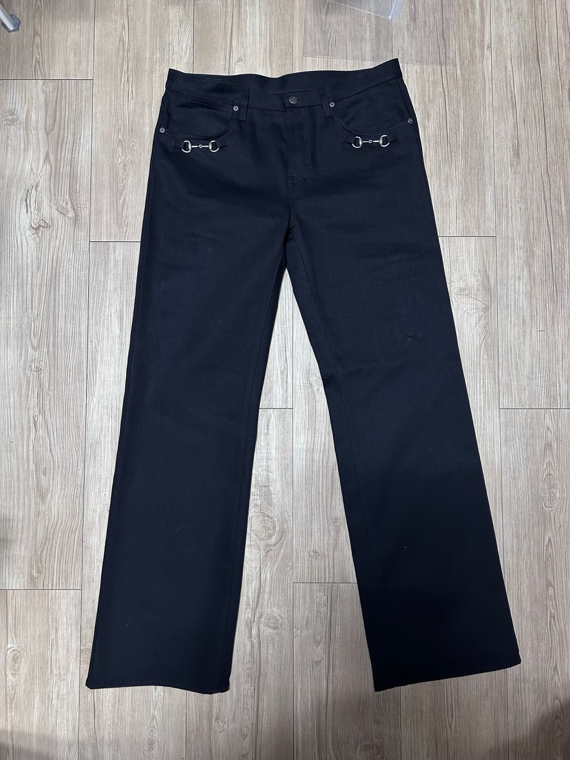 구찌 홀스빗 데님 팬츠 블랙 38 by 뎀나 상품이미지1