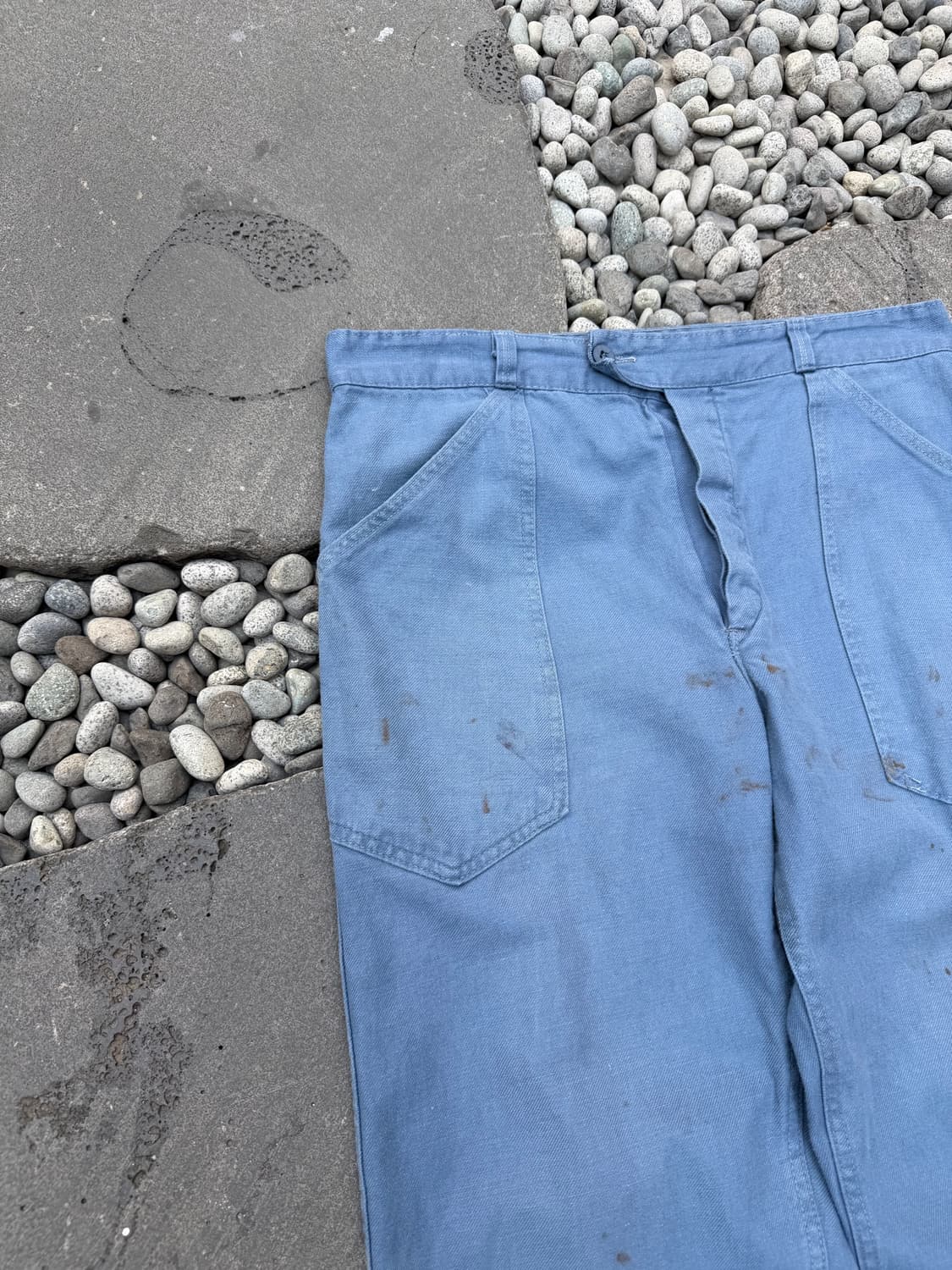 1960s DISTRESSED FADED FATIGUE 프렌치워크팬츠 상품이미지5