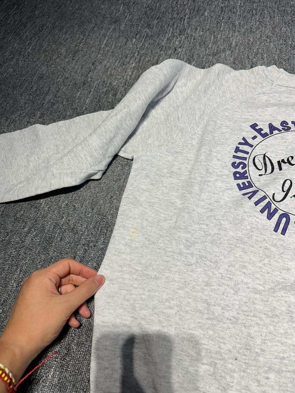 90s Hanes made in U.S.A 빈티지 스웻셔츠 XL 상품이미지3