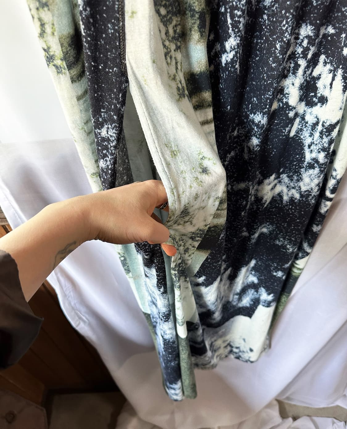 DIESEL multicolor print long skirt 상품이미지9