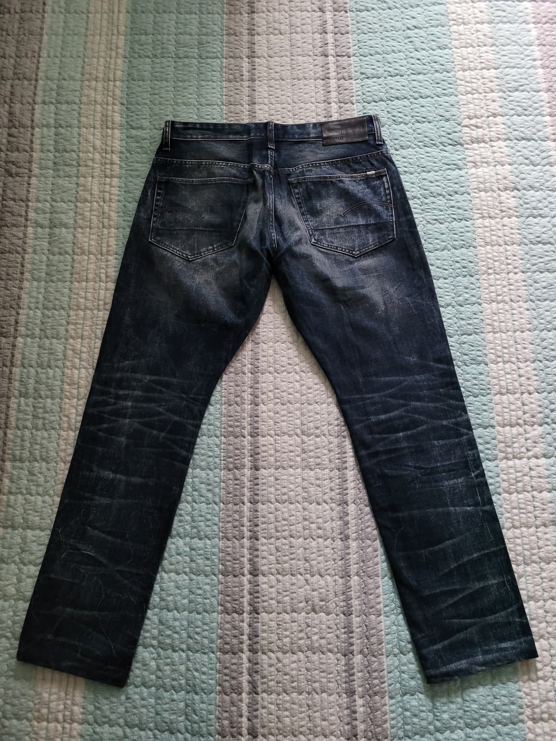 지스타로우 G starraw 3301 테이퍼드 다크블루워싱진. 34사이즈 상품이미지6