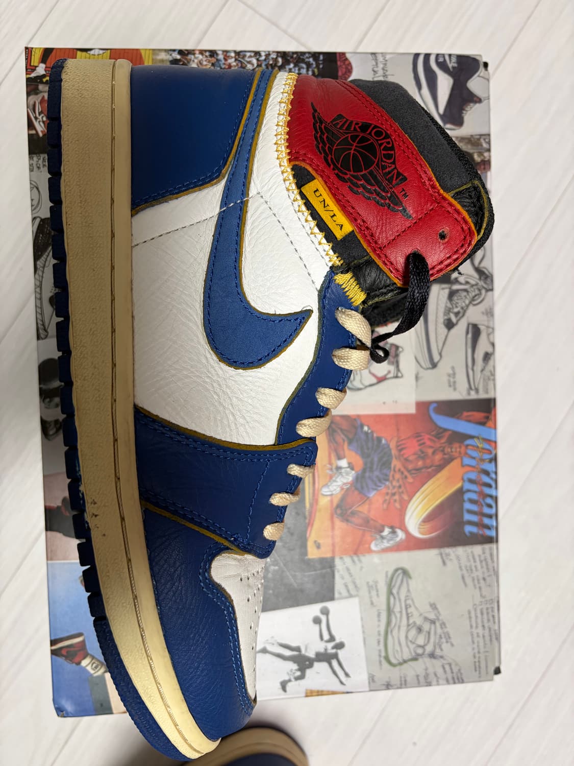 유니온x조던1 블루토 260 상품이미지3