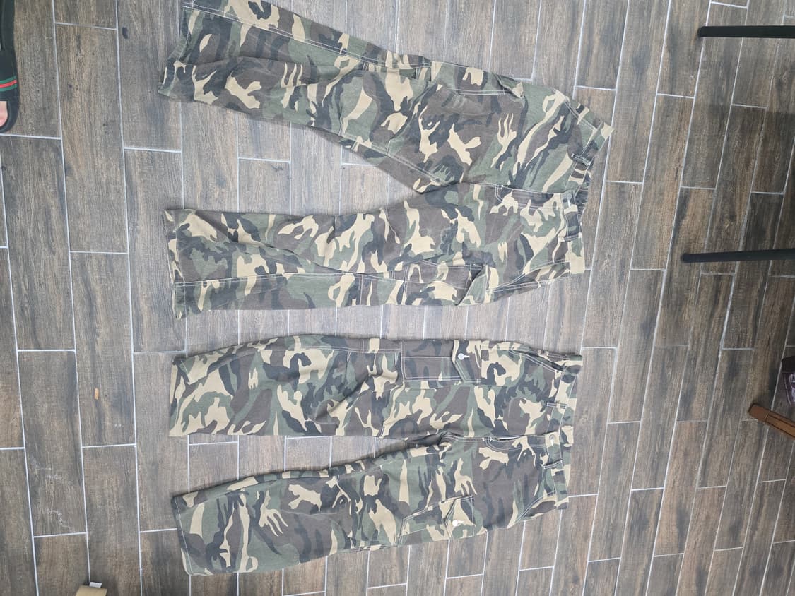 카모 밀리터리 카고 면바지 34사이즈 상품이미지1