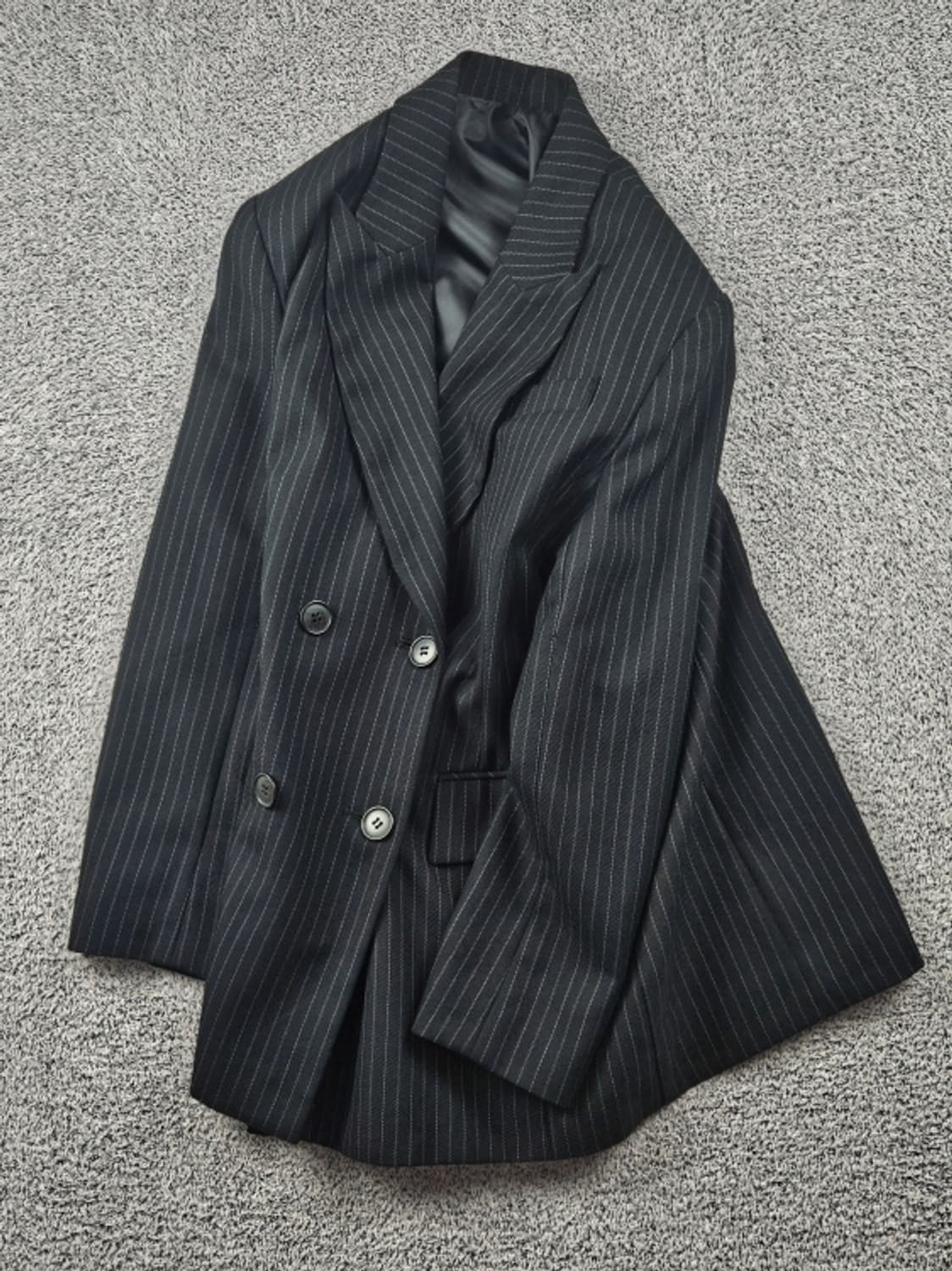 더블 버튼 핀 스트라이프 블레이저 자켓 ( 상세설명참조 ) / 10659 상품이미지3