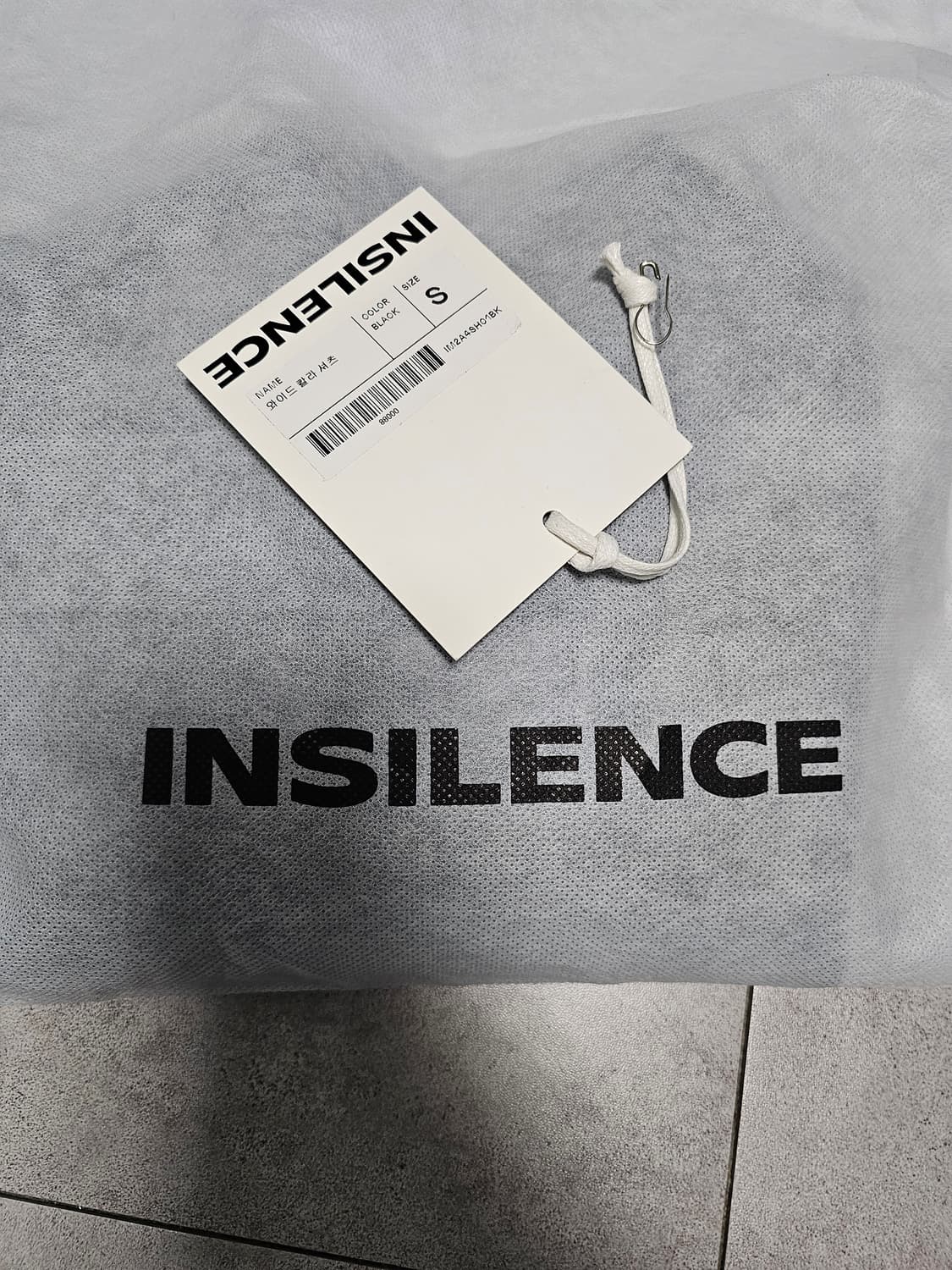 인사일런스 와이드 카라 셔츠 상품이미지6