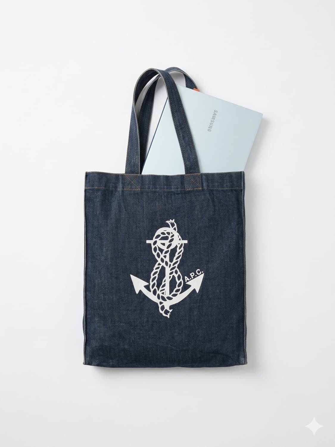 아페쎄 데님 토트백 상품이미지1