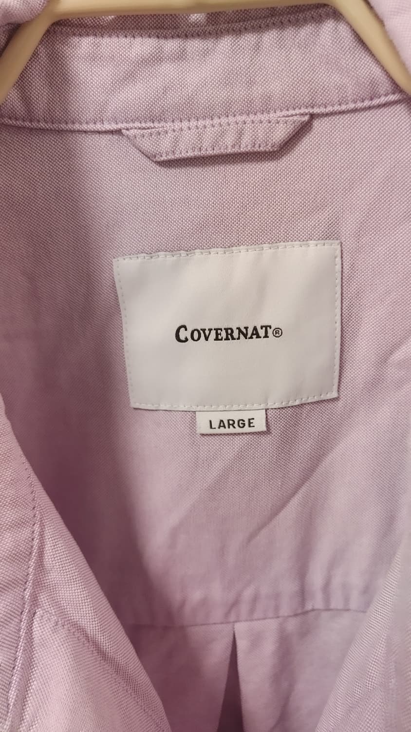 커버낫 C 로고 반팔 셔츠 라벤더 L 상품이미지3