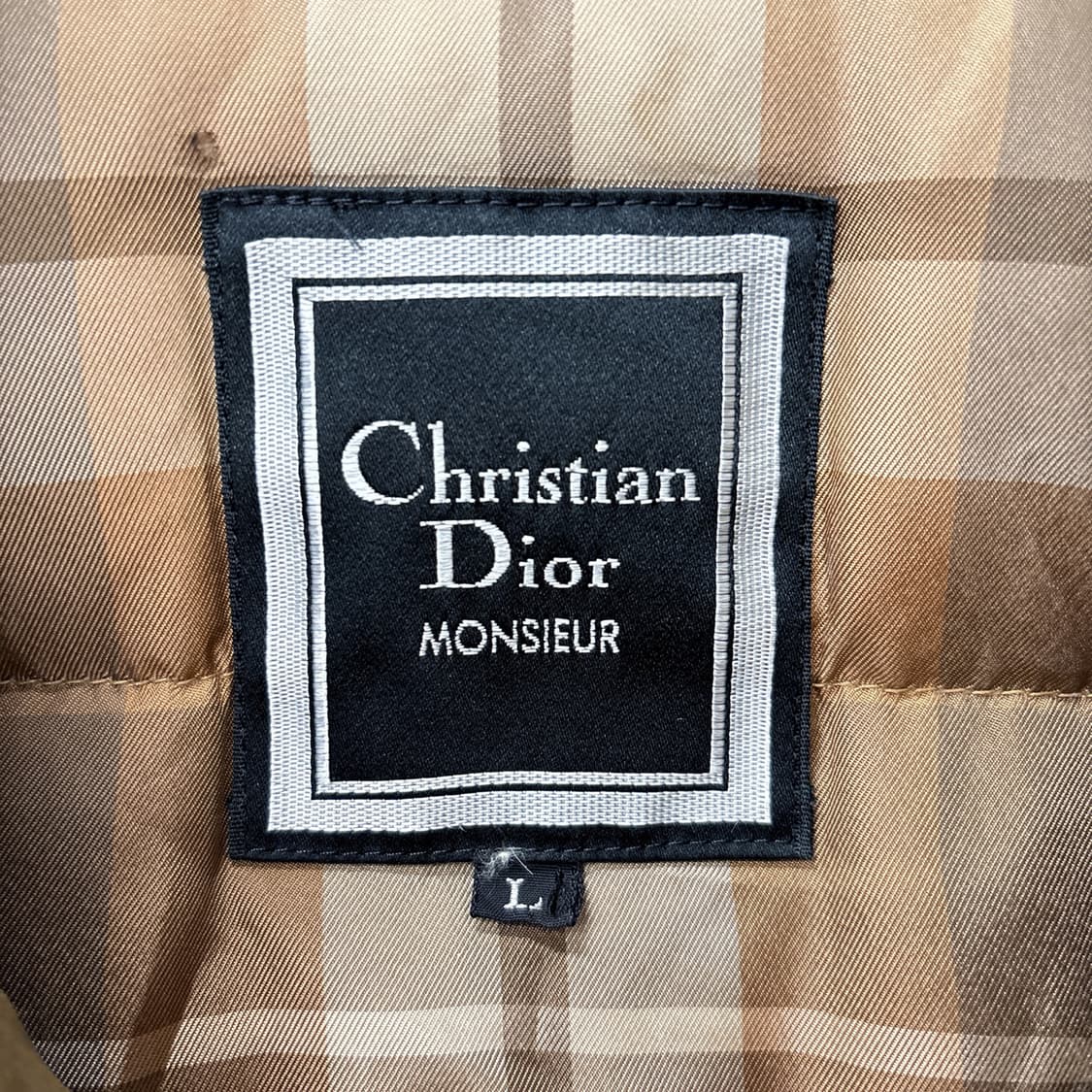 90s 크리스찬디올 밀리터리 덕다운 코튼 필드 파카 N168 상품이미지7