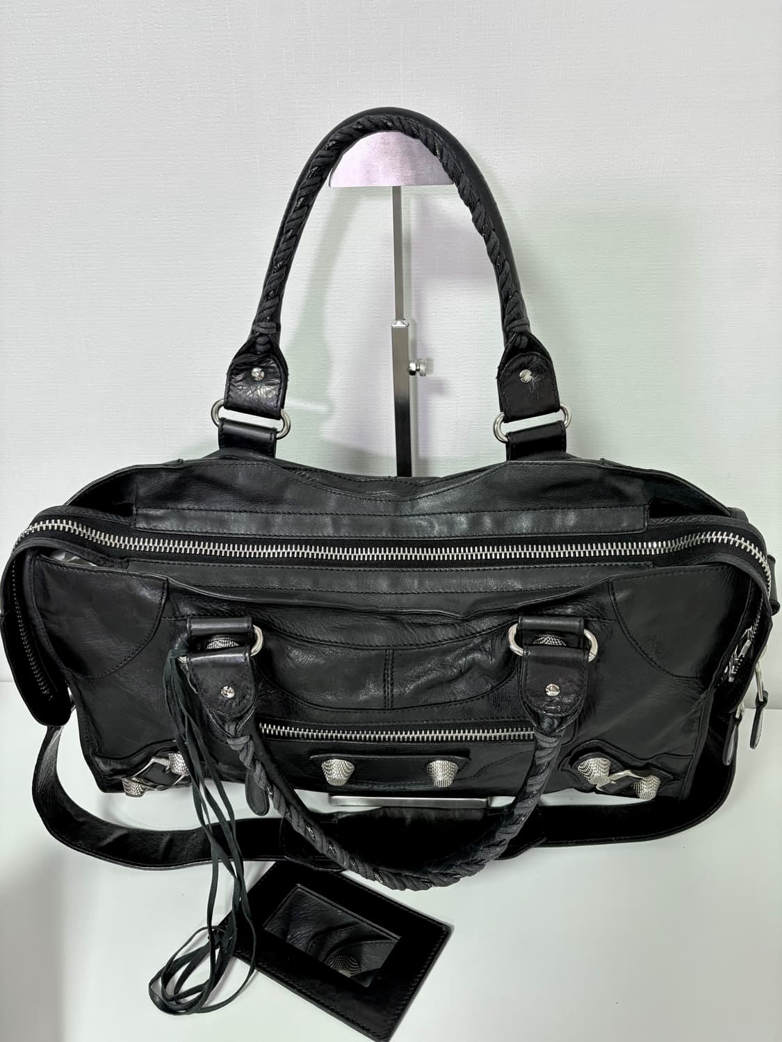 발렌시아가 자이언트 파트타임 모터 블랙 상품이미지5