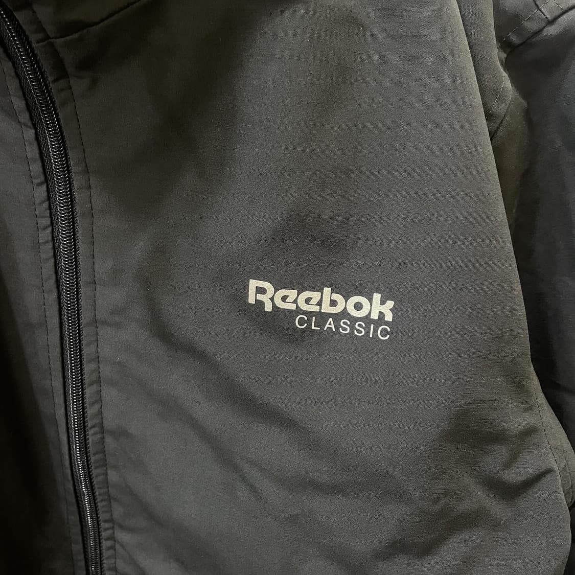 커버낫X리복 그레이 후리스 양면자켓 상품이미지7