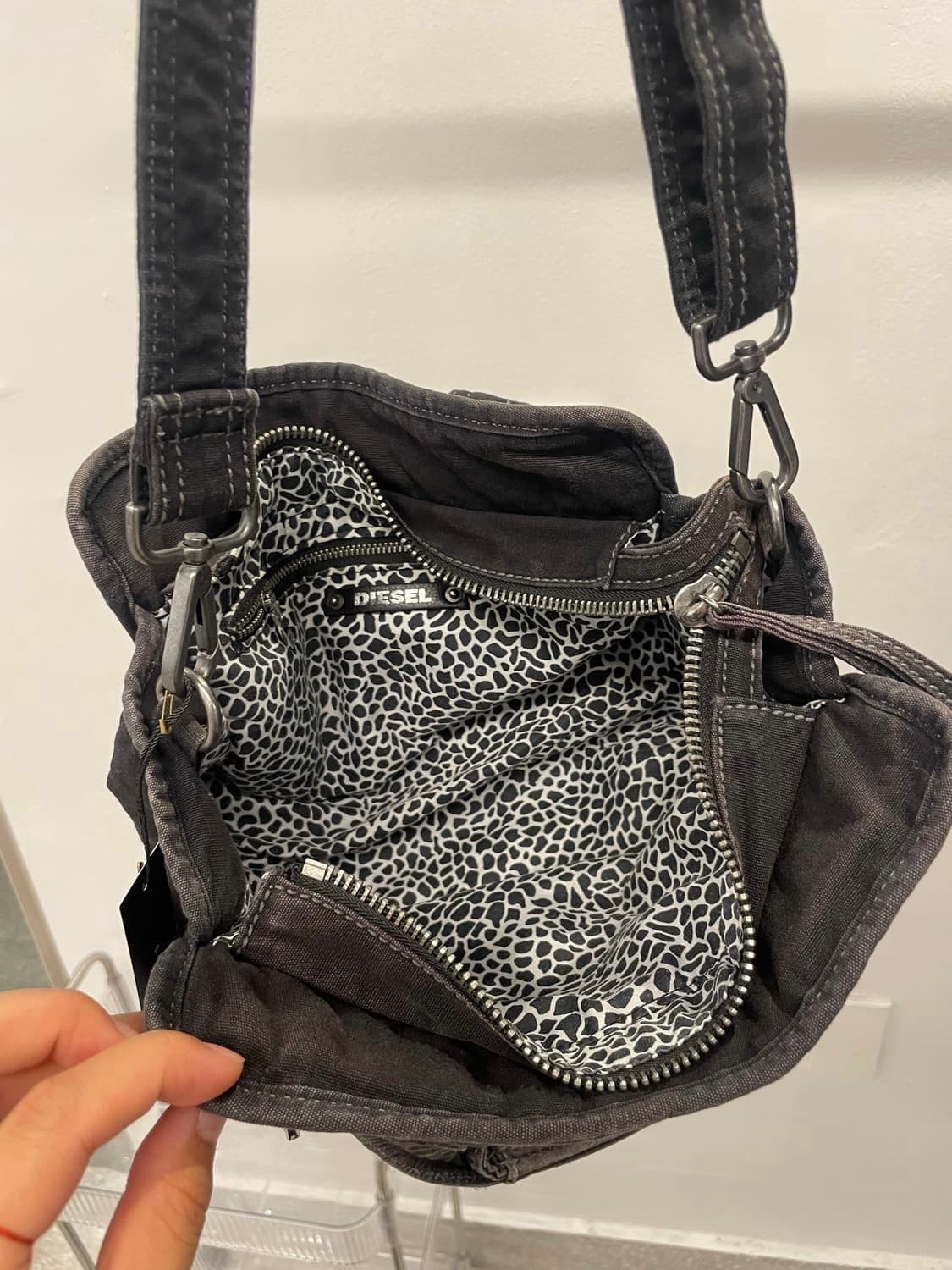 디젤 코튼 투웨이 크로스 토트백 상품이미지7