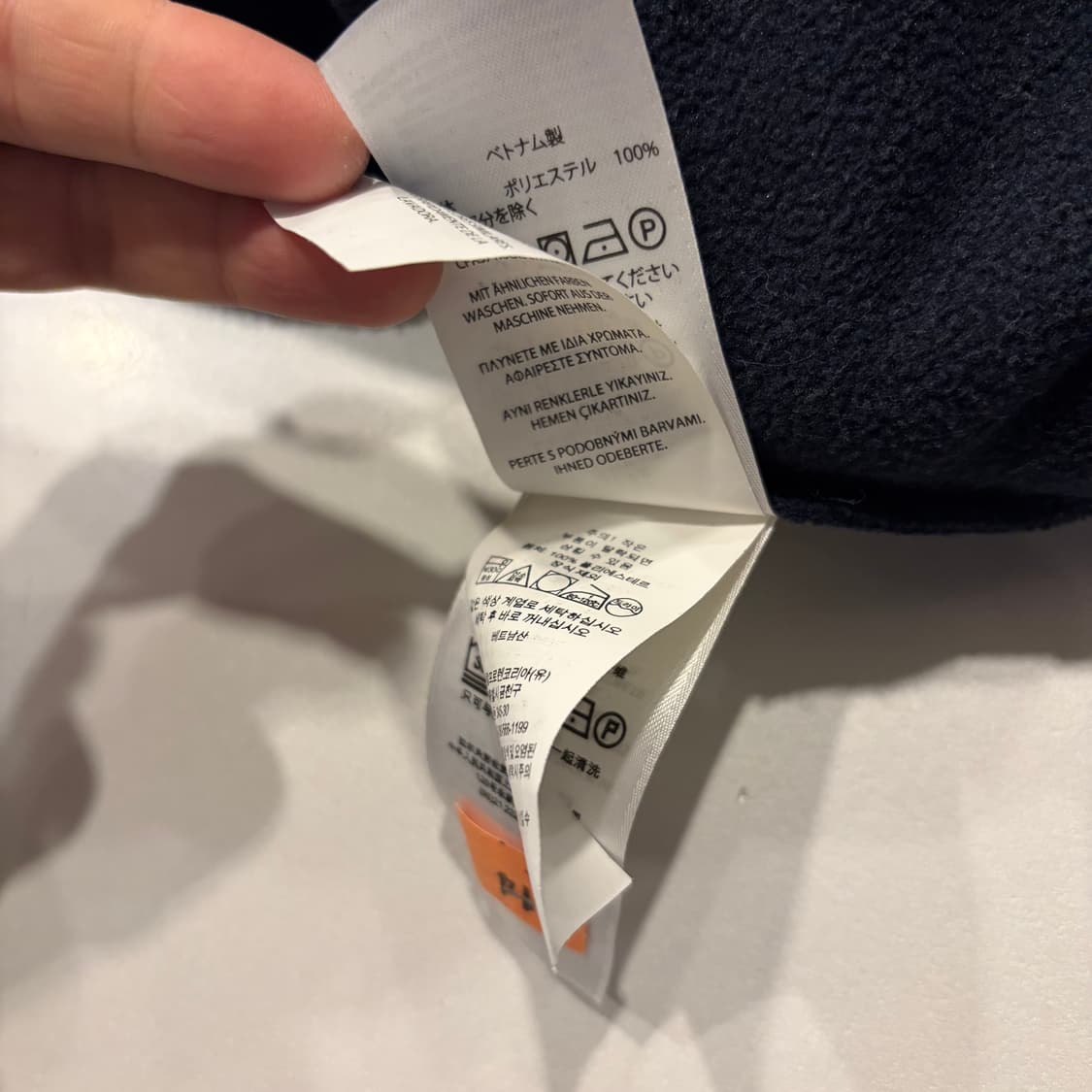 [S] 폴로 USA 성조기 신형 플리스 하프집업 네이비 C563 상품이미지7