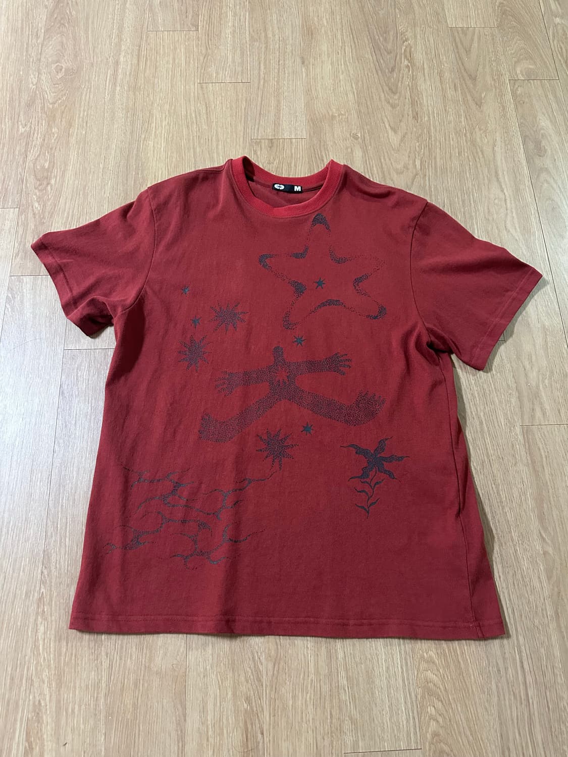 ERTR Starman T-Shirt Red M사이즈 상품이미지2