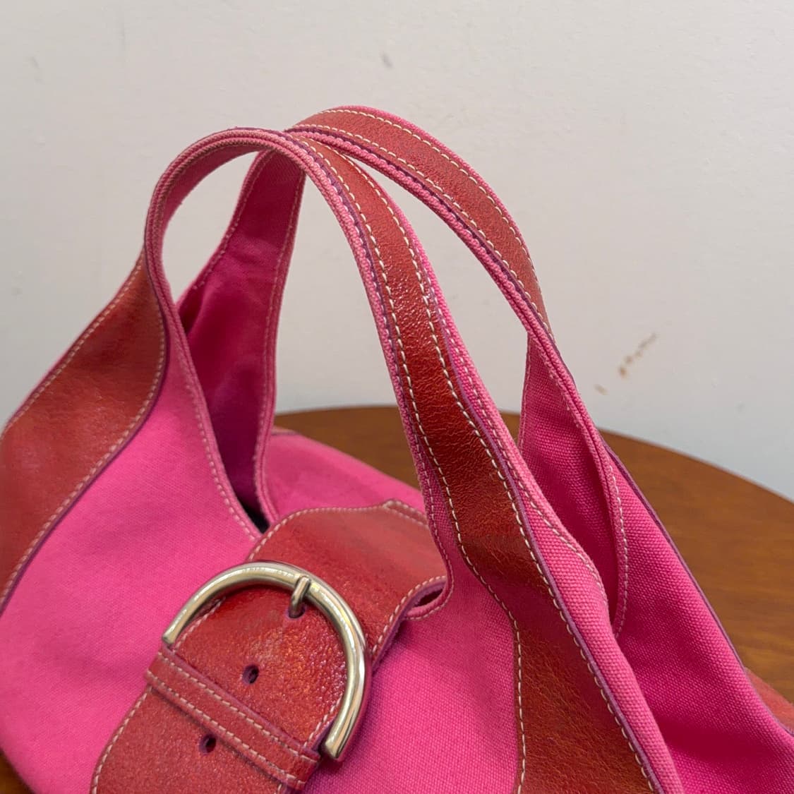 Gianni Chiarini 이태리 코튼 레더 토트백 상품이미지4