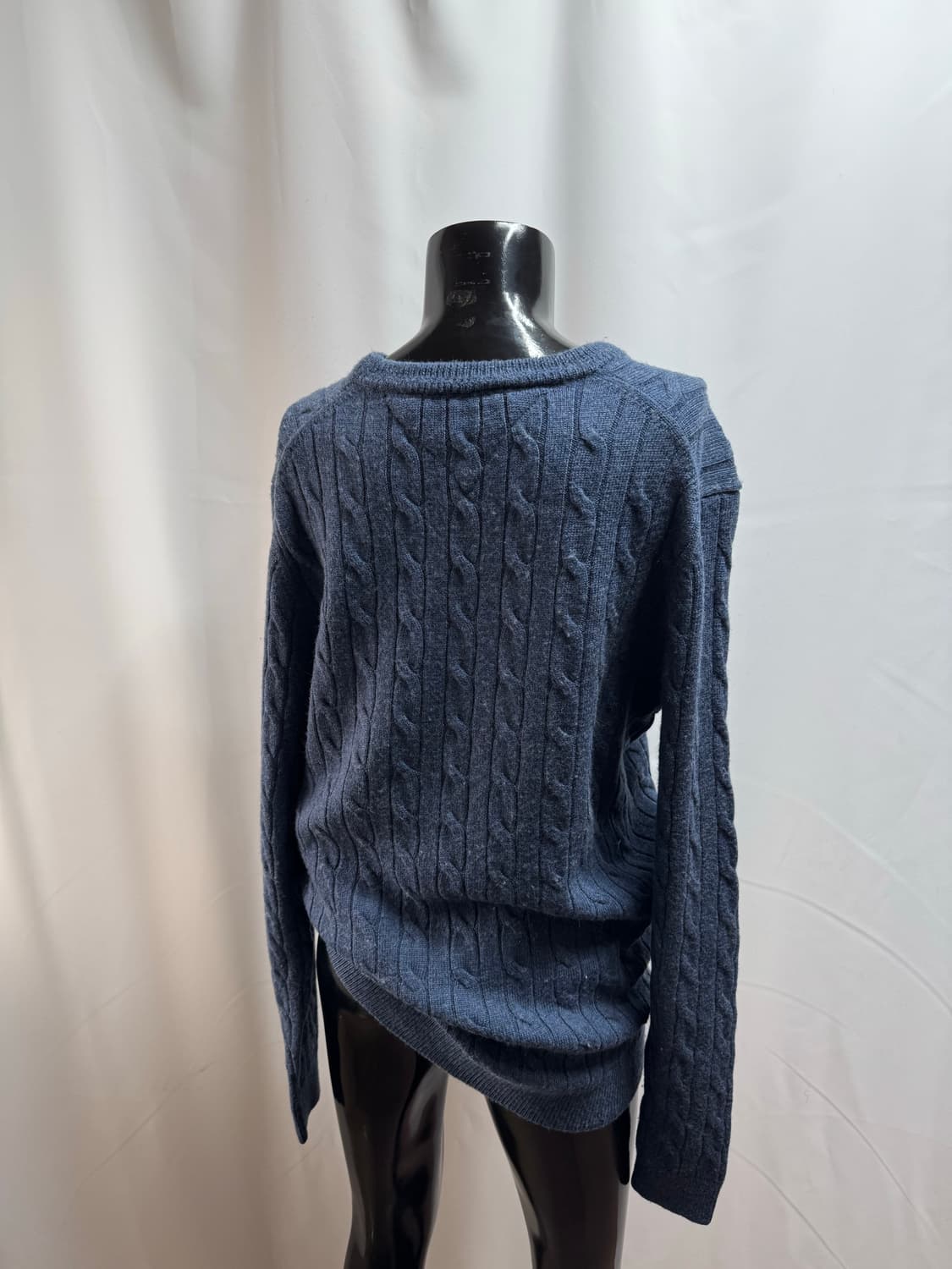 타미힐피거 라운드넥 꽈배기 니트 상품이미지3