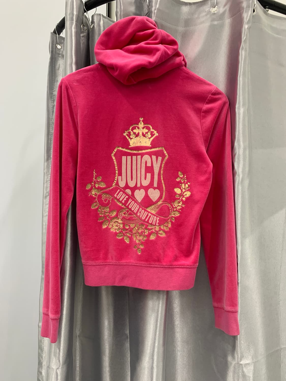 Juicy Couture Y2k  Velvet Hood Zip up 상품이미지5