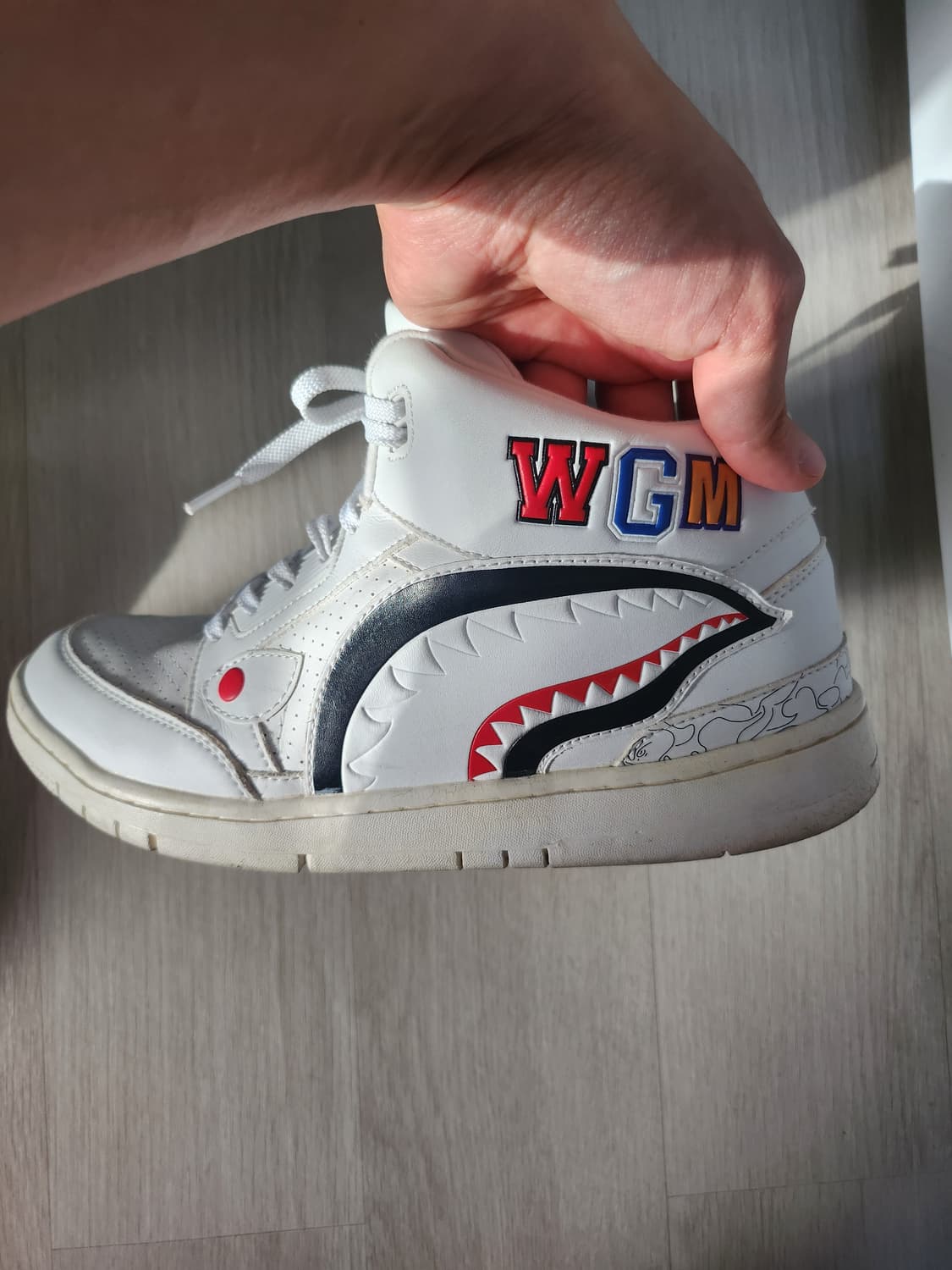 (희귀) 베이프 샤크 클라우드 신발 상품이미지1