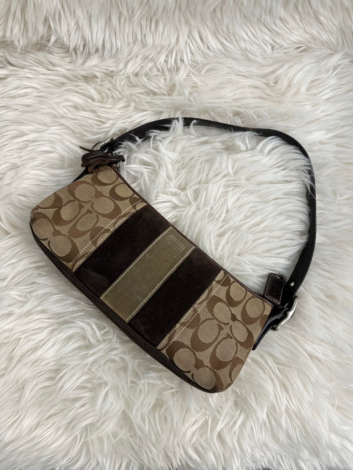 Coach Suede Brown Bag 상품이미지2