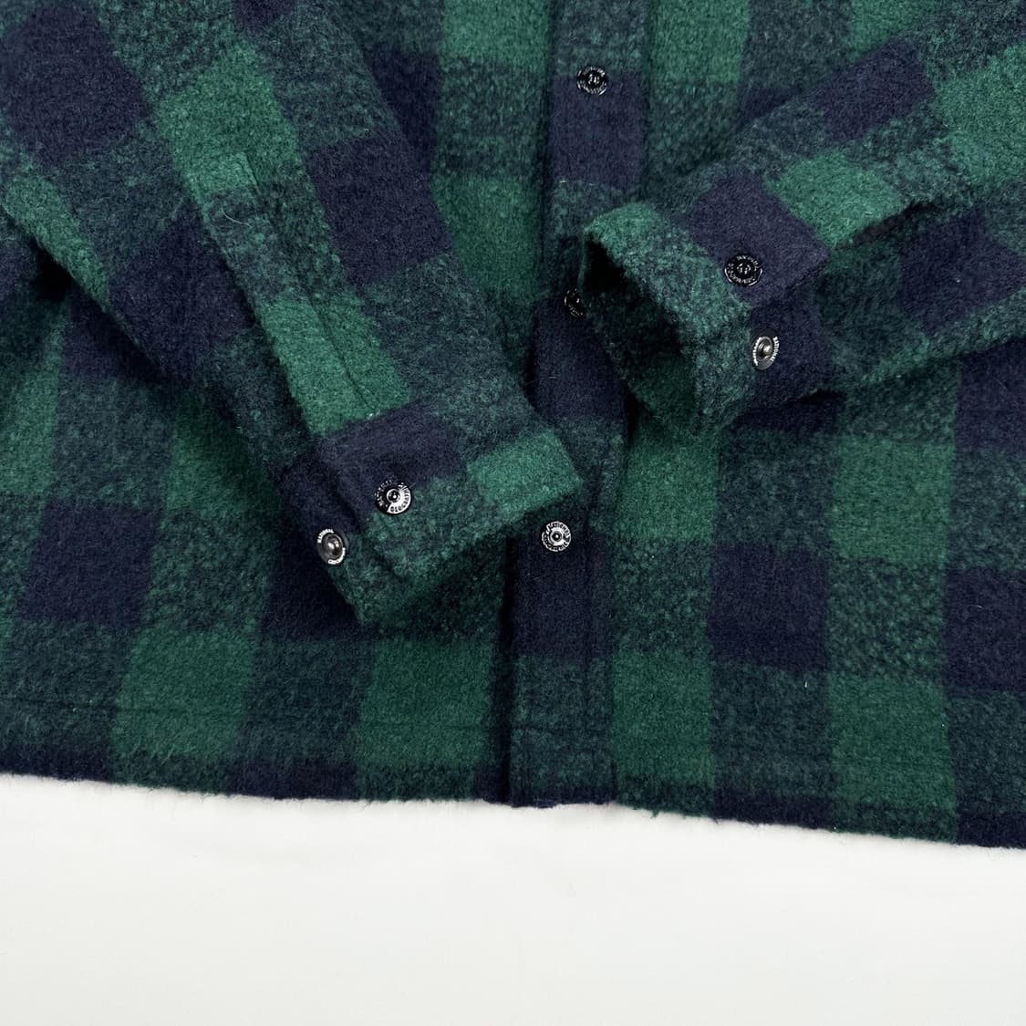 내셔널지오그래픽 타탄 체크 울 셔츠 자켓 (L) 상품이미지5