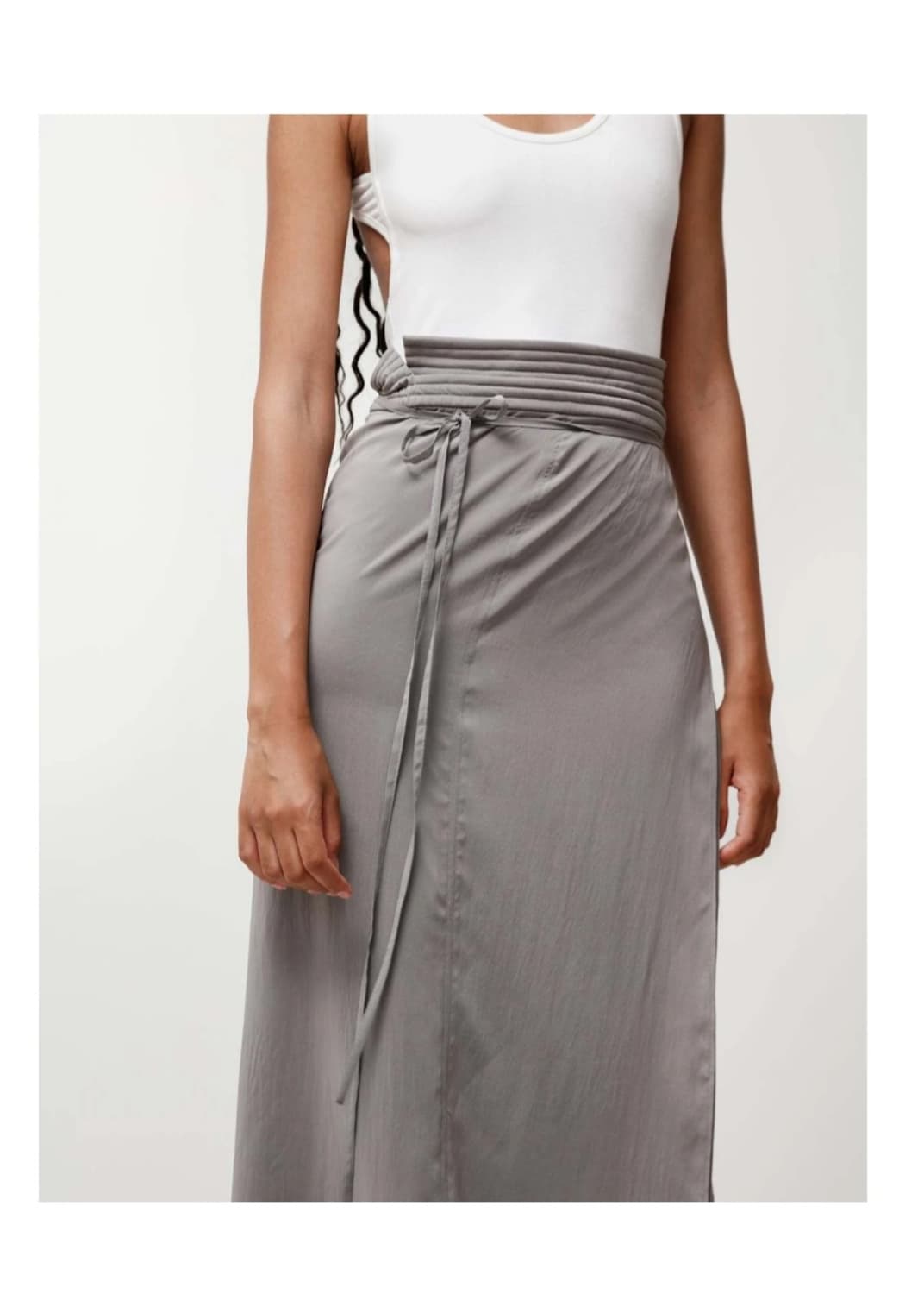 르메르 실크 랩 스커트 36 판매합니다 상품이미지7